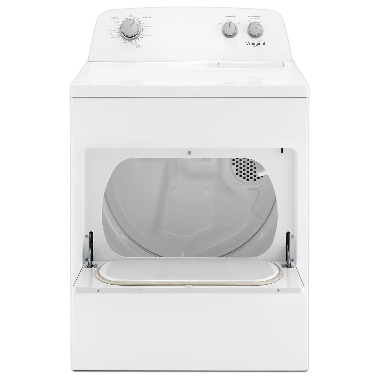 Whirlpool WGD4850HW 7.0 cu. ft. Top Load Gas Dryer with AutoDry™ Drying